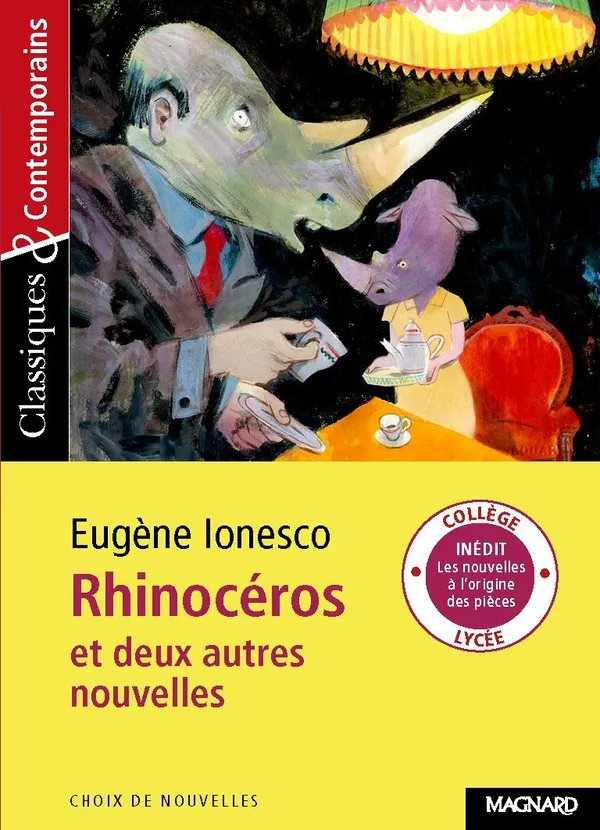 Couverture de Rhinocéros et deux autres nouvelles