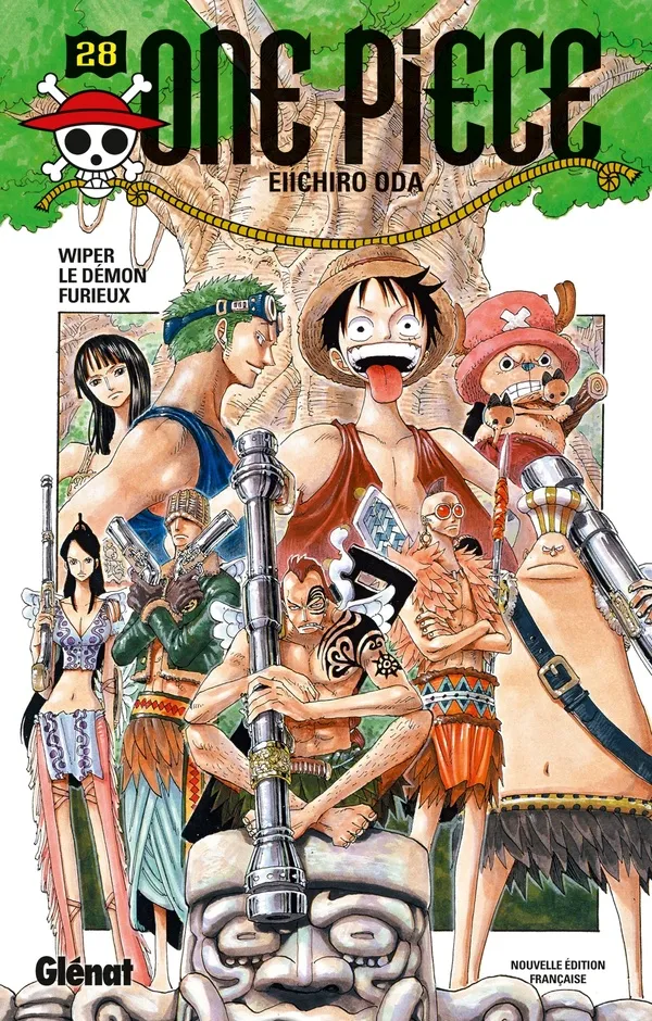 Couverture de One piece, tome 28: Wiper, le démon furieux