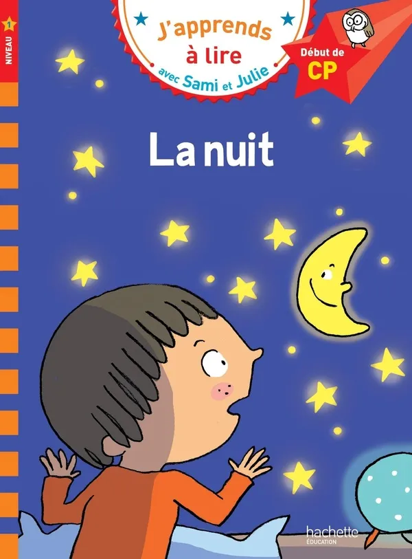 Couverture de J'apprends à lire avec Sami et Julie: La nuit