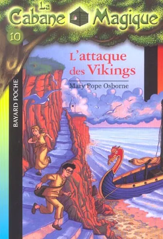 Couverture de La Cabane Magique 10 - L'attaque des Vikings