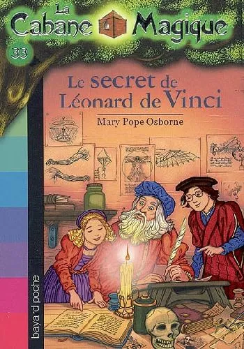 Couverture de La Cabane Magique 33 - Le secret de Léonard de Vinci