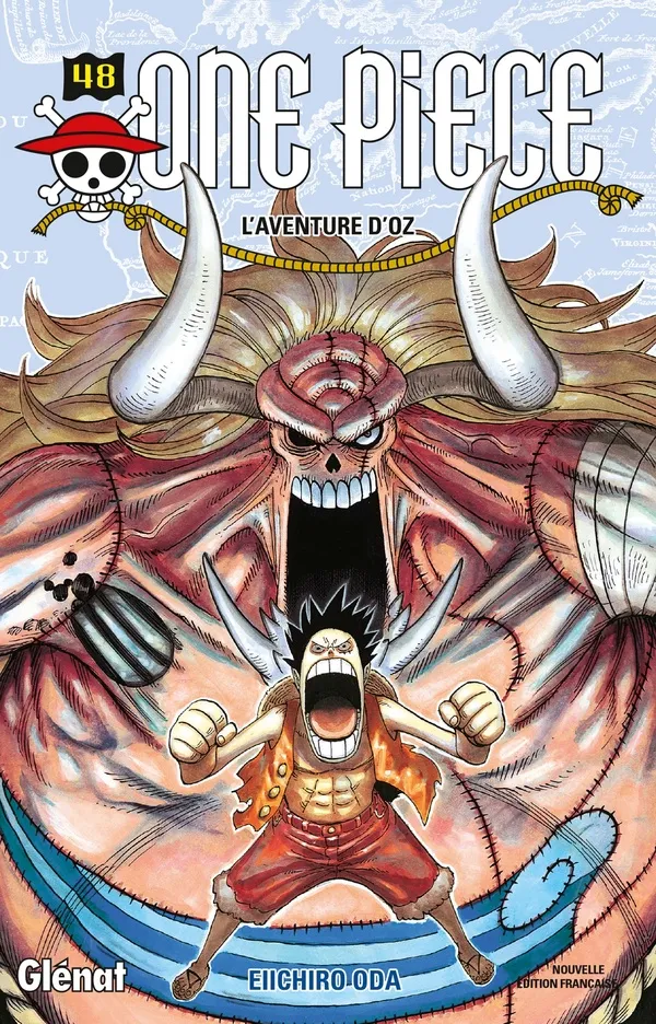 Couverture de One piece, tome 48: L'aventure d'Oz