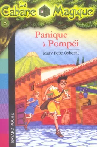 Couverture de La Cabane Magique 08 - Panique à Pompéi
