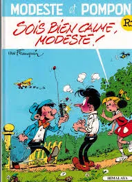 Couverture de Modeste et Pompon: Sois bien calme, Modeste !