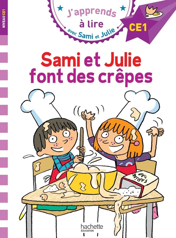 Couverture de Sami et Julie - Sami et Julie font des crêpes