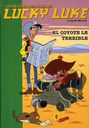 Couverture de Bibliothèque Verte - Les nouvelles aventures de Lucky Luke