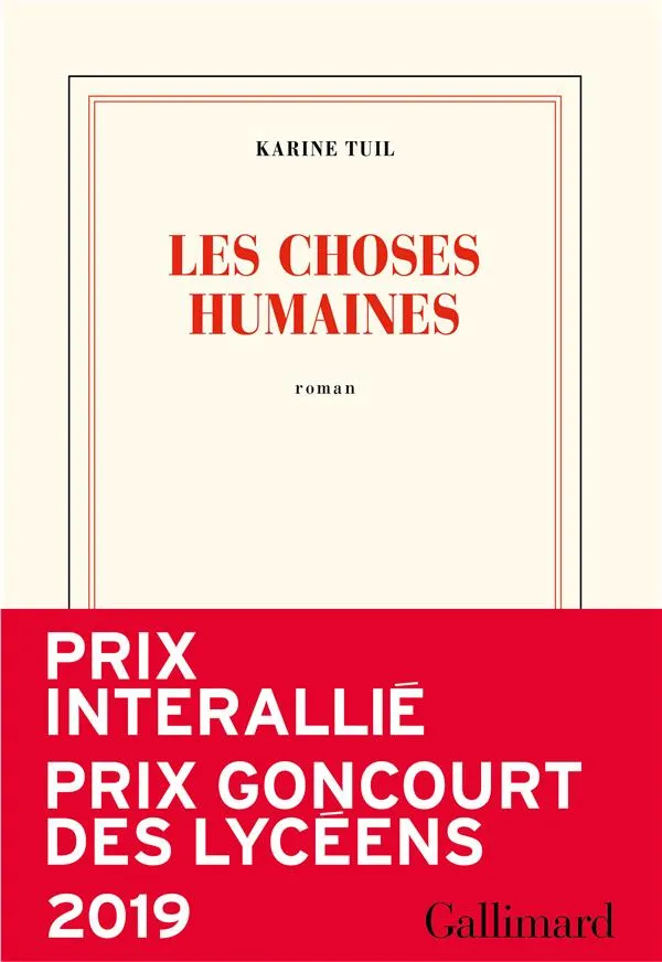 Couverture de Les choses humaines