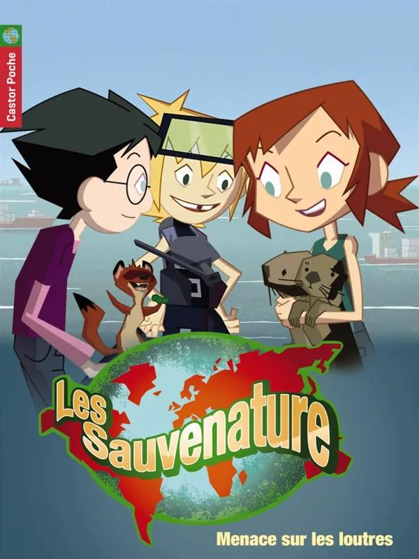 Couverture de Les sauvenature - Menace sur les loutres