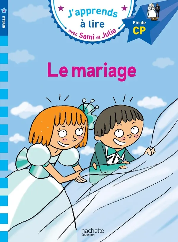 Couverture de J'apprends à lire avec Sami et Julie: Le mariage