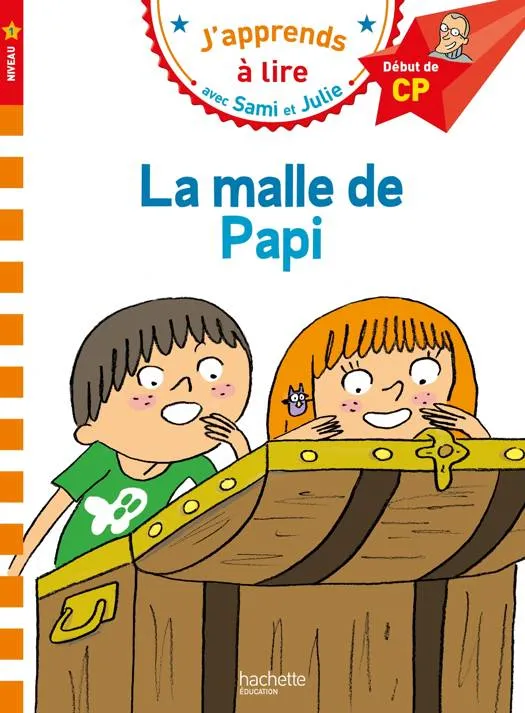 Couverture de J'apprends à lire avec Sami et Julie: La malle de Papi