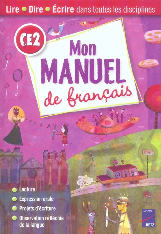 Couverture de Mon manuel de français CE2