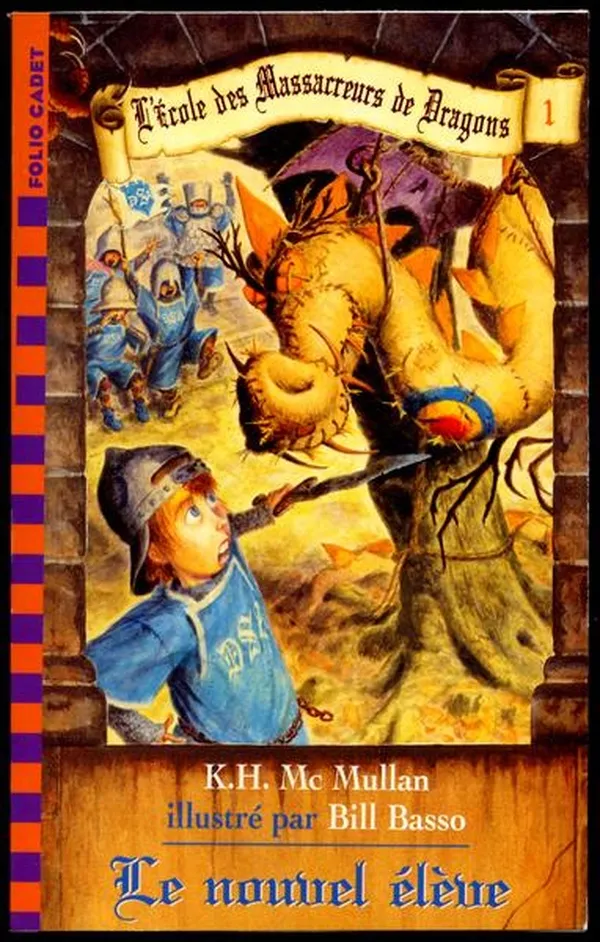 Couverture de L'école des massacreurs de dragons - Le nouvel élève