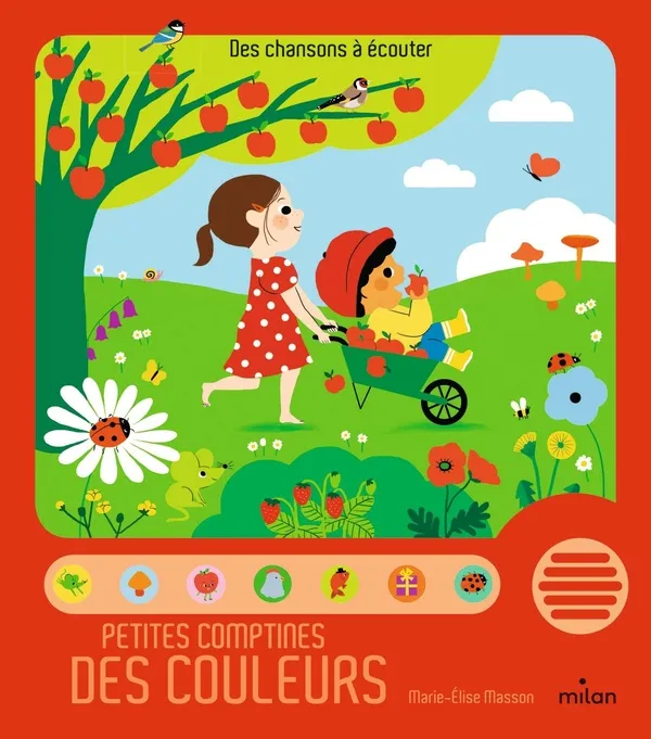 Couverture de Petites comptines des couleurs
