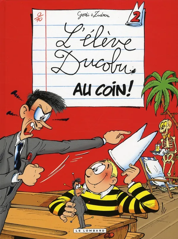 Couverture de L'élève Ducobu, tome 02: Au coin!