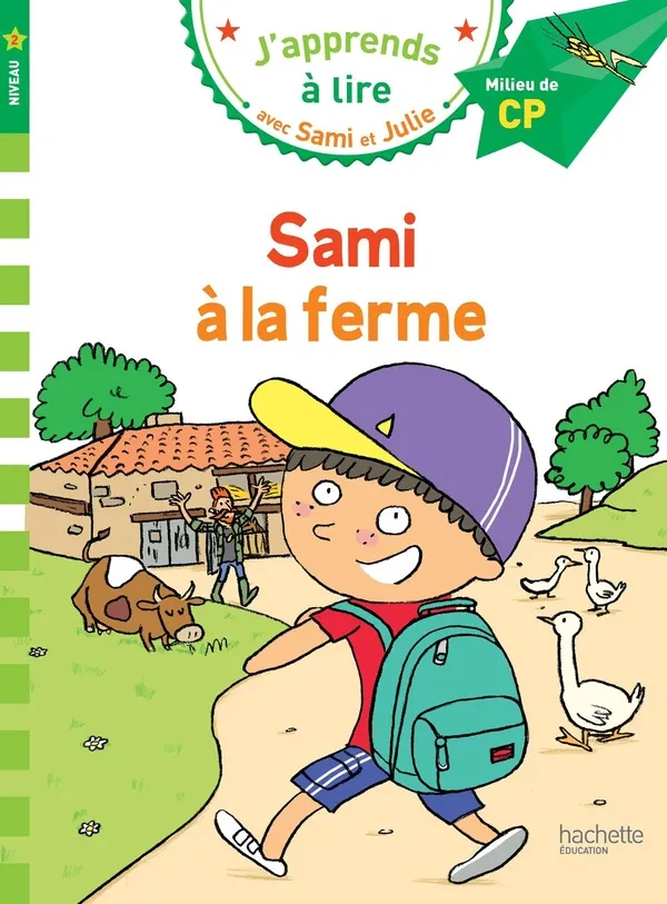 Couverture de J'apprends à lire avec Sami et Julie: Sami à la ferme