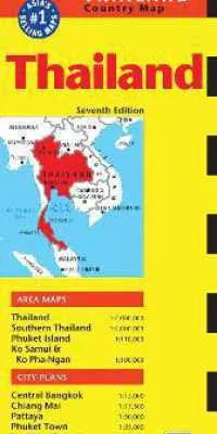 Couverture de Thailand Travel Map Seventh Edition