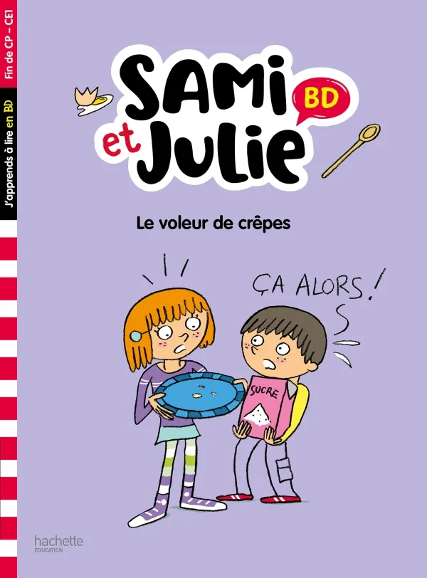 Couverture de Sami et Julie: Le voleur de crêpes