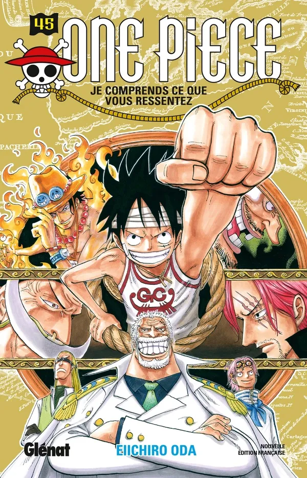 Couverture de One piece, tome 45: Je comprends ce que vous ressentez