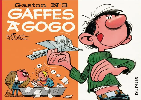 Couverture de Gaston n°3: Gaffes à gogo
