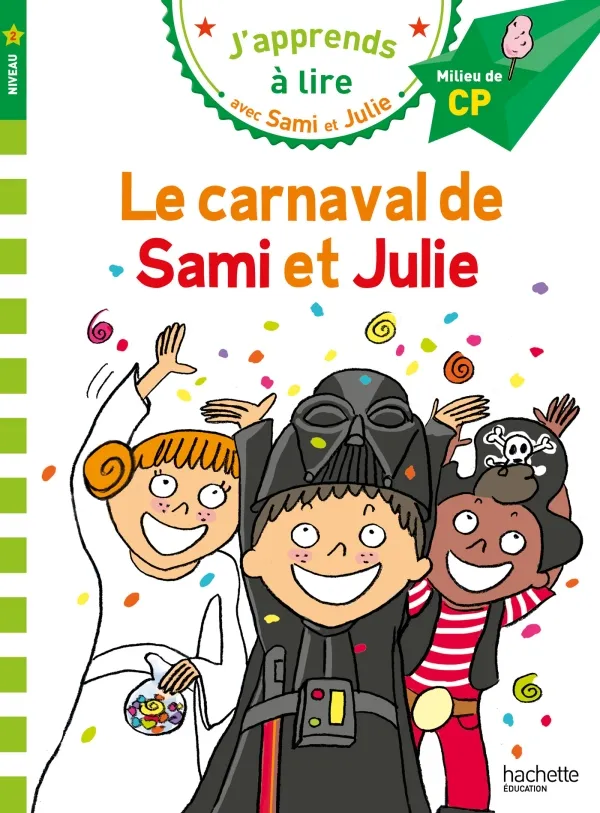Couverture de J'apprends à lire avec Sami et Julie: Le carnaval de Sami et Julie
