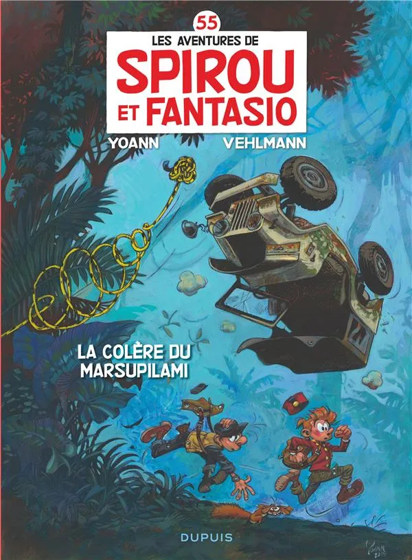 Couverture de Les aventures de Spirou et Fantasio, tome 55: La colère du Marsupilami