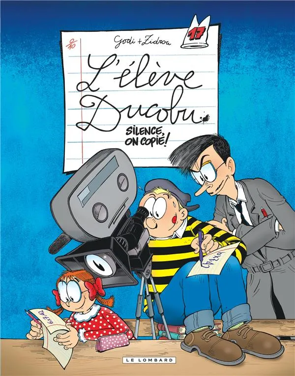 Couverture de L'élève Ducobu, tome 17: Silence, on copie !