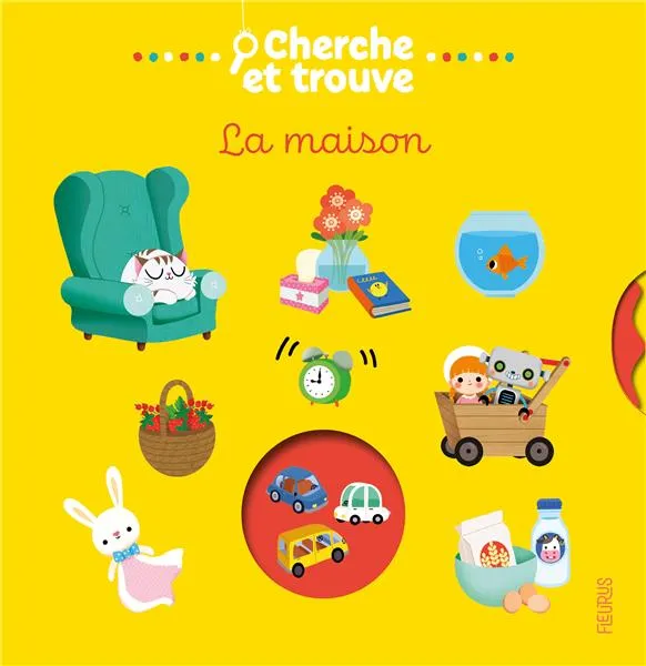 Couverture de Cherche et trouve - Dans la maison