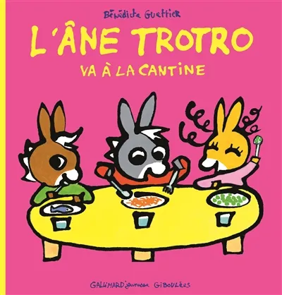 Couverture de L'âne Trotro va à la cantine