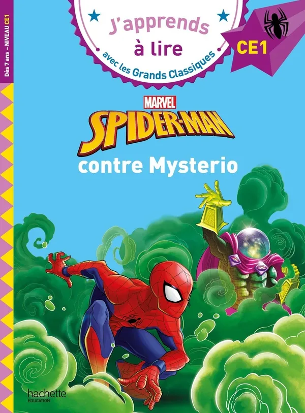 Couverture de J'apprends à lire - Spider-Man contre Mysterio