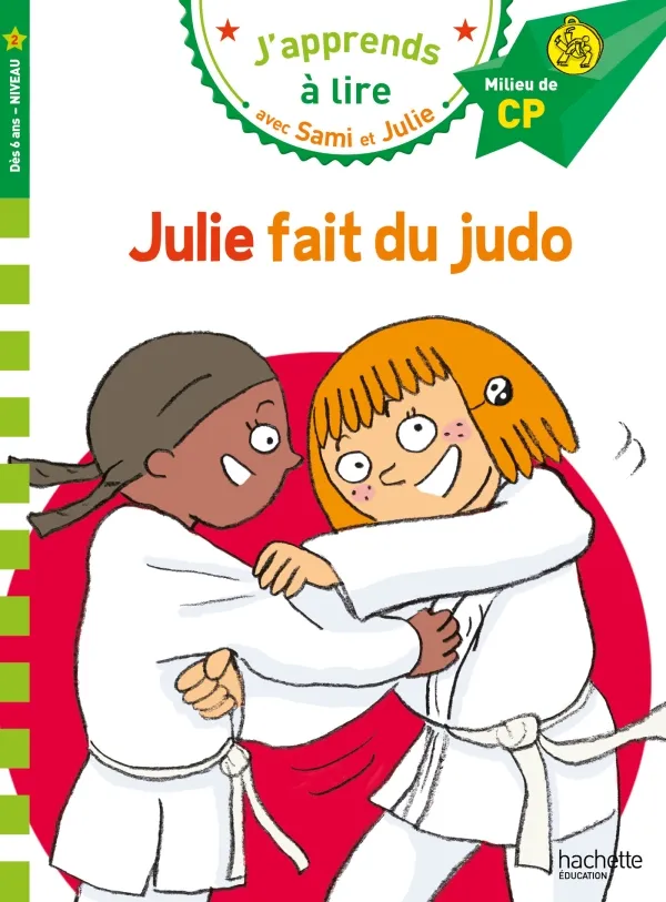 Couverture de J'apprends à lire avec Sami et Julie: Julie fait du judo
