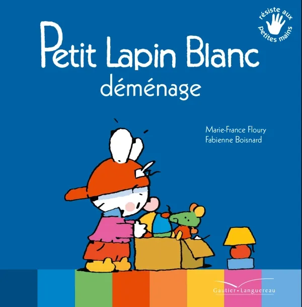 Couverture de Petit Lapin blanc déménage