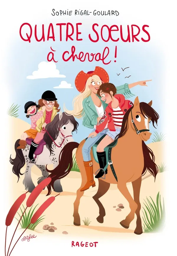 Couverture de Quatre soeurs à cheval !